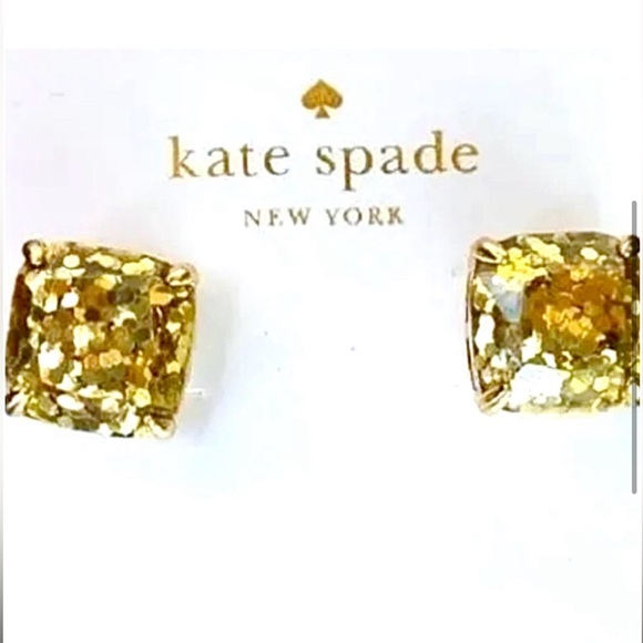 NWT kate spade
Gold Glitter
Squared Away Earrings - Picture 4 of 7